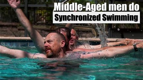 Hilarious Fail Middle Aged Men Do Synchronized Swimming Youtube