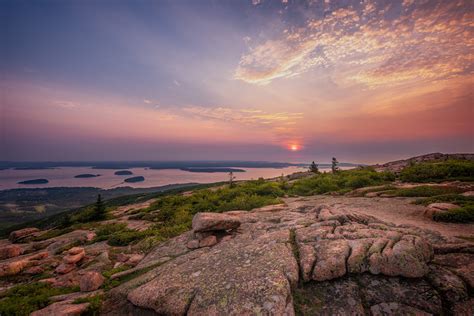 Mount Desert Island Coastline Acadia National Park Maine Photography