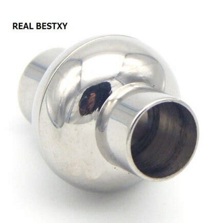 REAL BESTXY 10pcs Lot 316L Stainless Steel 8 Mm Strong Magnetic Clasp