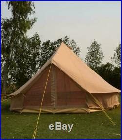 M Metre Glamptex Ultimate Bell Tent Pyramid Round Zipped In