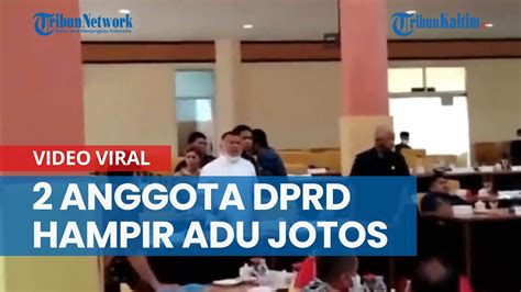 Dua Anggota DPRD Kabupaten Bone Nyaris Adu Jotos Saat Menjalankan