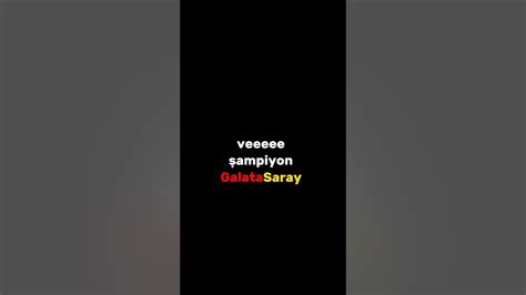 şampiyon Galatasaray ️💛 ️💛 ️💛 ️💛 ️💛👑👑 Youtube