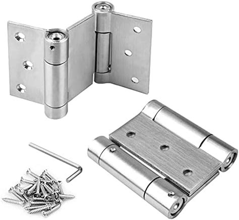 Ranbo 304 Stainless Steel Ball Bearing Heavy Duty Double Action Spring Loaded Door Swing Hinge