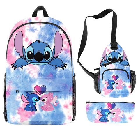 STICH PLECAK SZKOLNY ZESTAW PIÓRNIK TORBA 3W1 Lilo i Stitch