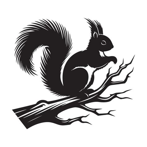 Squirrel Vectors Silhouette 46436113 Vector Art At Vecteezy