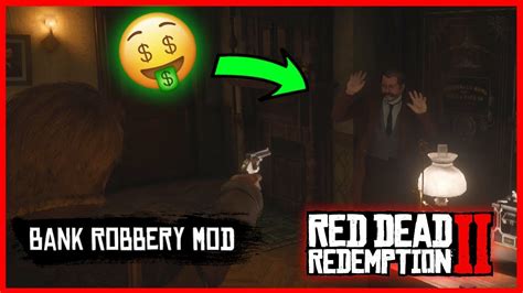 BANK ROBBERIES in Red Dead Redemption 2 (Mod) - YouTube