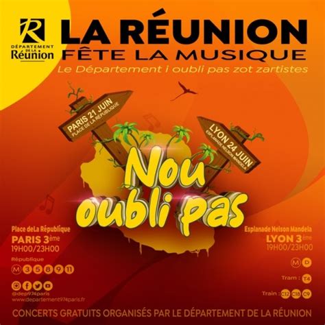 La Réunion Fête La Musique à Lyon Fête De La Musique 2023 Esplanade