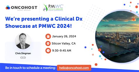 OncoHost At Precision Medicine World Conference PMWC 2024