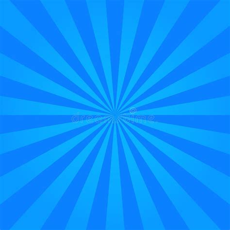 Blue Burst Background In Retro Style Abstract Sunburst Pattern