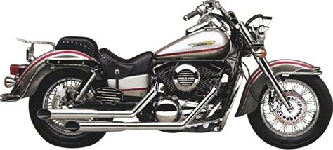 Cobra Classic Deluxe Slashcut 2 Into 2 Exhaust System In Chrome For