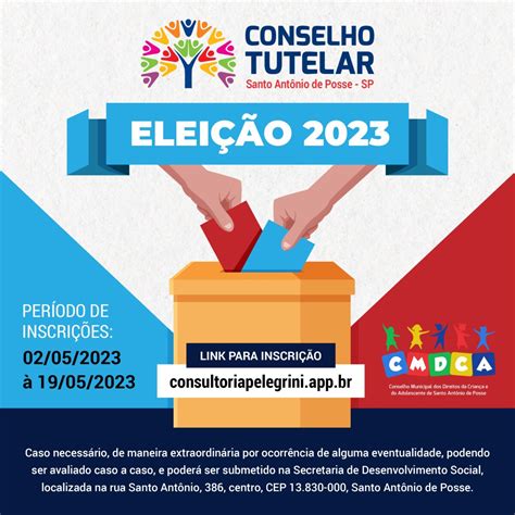 Eleição dos membros do Conselho Tutelar para o quadriênio 2024 2027