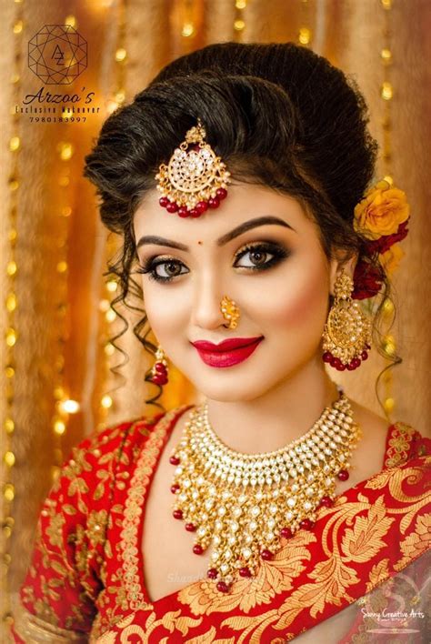 Bengali Bridal Makeup Design Bengali Bridal Reception Makeup 2 5m