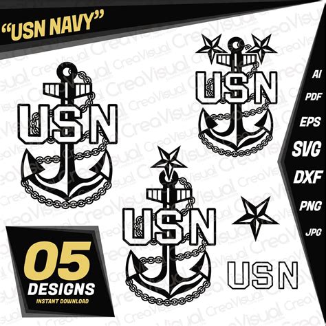 Us Navy Svg Logo Us Navy Silhouette United States Navy Dxf Etsy