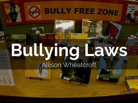 Bullying Laws by Awheatcroft.2018