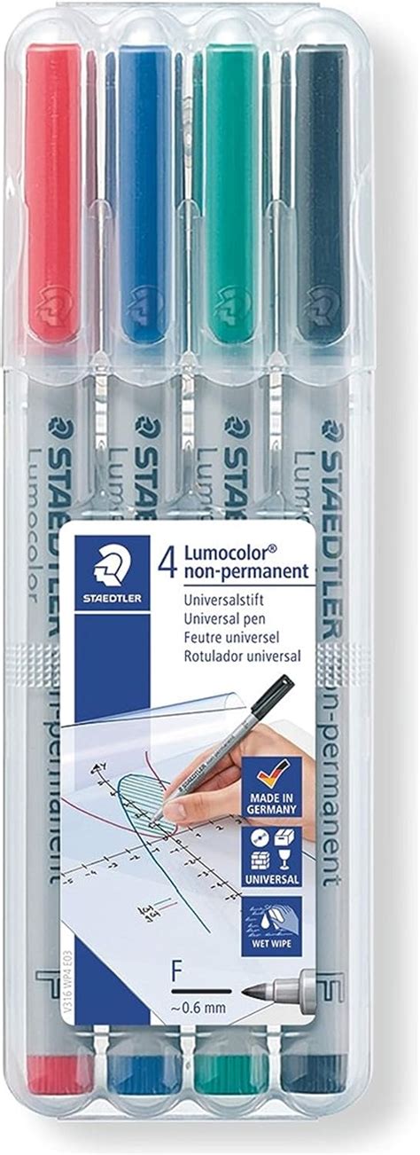 Staedtler Folienstift Lumocolor Non Permanent Wasserl Slich F Spitze