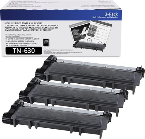 Tn 630 Tn630 High Yield Toner Cartridge Black Replacement For Brother Tn630 Tn 630