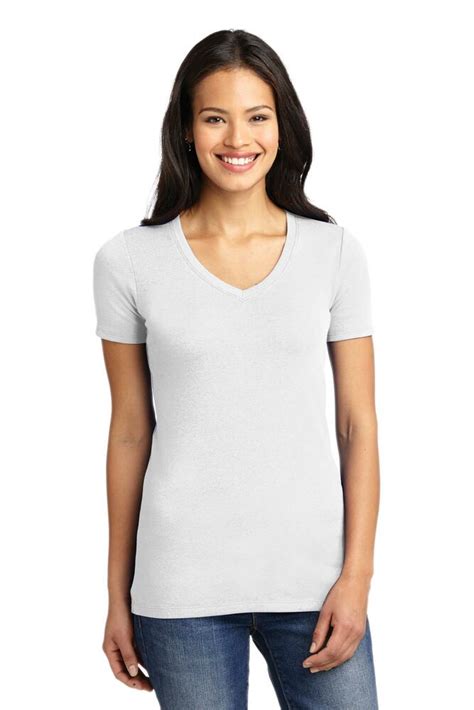 Port Authority Lm1005 Ladies Concept Stretch V Neck Tee Shirtspace