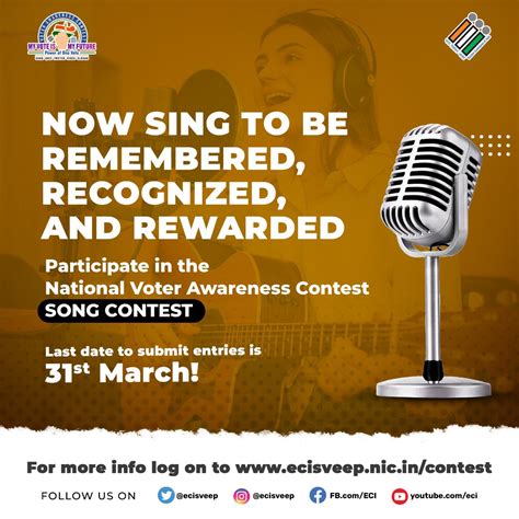 Election Commission Of India SVEEP On Twitter Sing Us A Song And Get