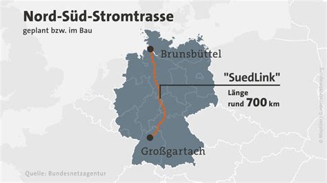 Bau Von Erstem Abschnitt Der Stromtrasse Suedlink Genehmigt Tagesschau De