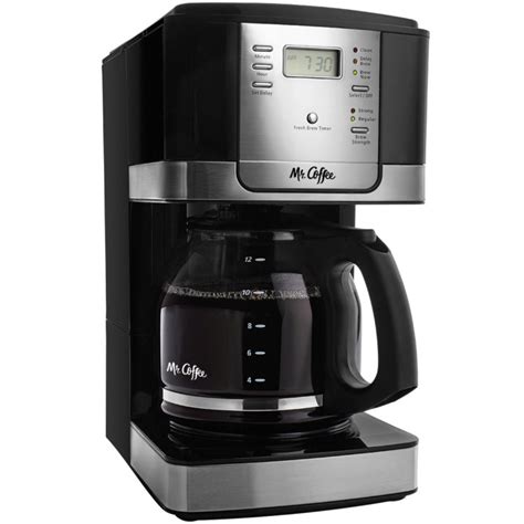 Mr Coffee Advanced Brew 12 Cup Black And Stainless Steel Programmable Coffee Maker By Mr Coffee