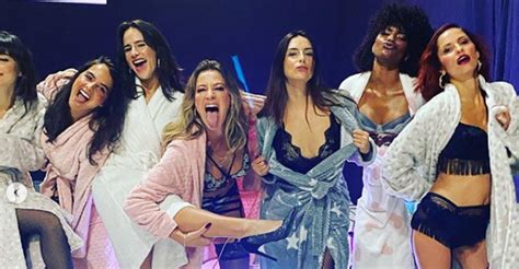Luana Piovani aparece de lingerie em bastidores de série portuguesa Vírgula