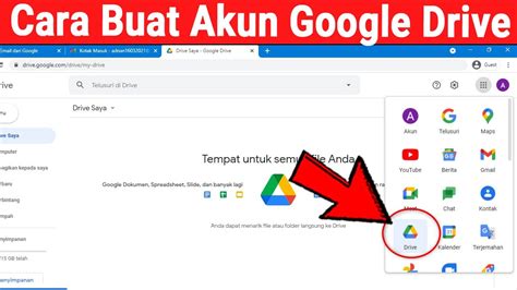 Cara Membuat Google Drive Di Hp Atau Komputer Youtube