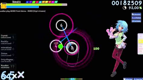 Osu AKINO From Bless4 MIIRO Enju S Insane B YouTube