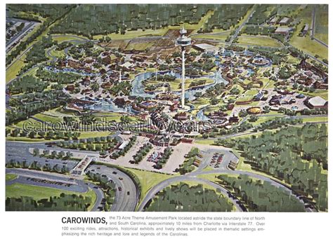 Carowinds The Early Years In 2021 Theme Park Park Amusement