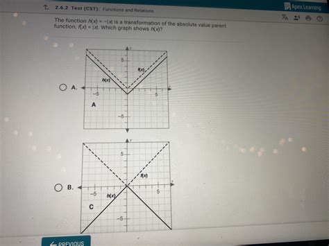 Please Help Functions And Relations The Function H X X Is A Transformation Of The