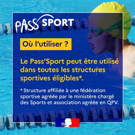 Le Dispositif Pass’sport Reconduit Pour La Saison 2022 2023 Fnsmr Fédération Nationale Du