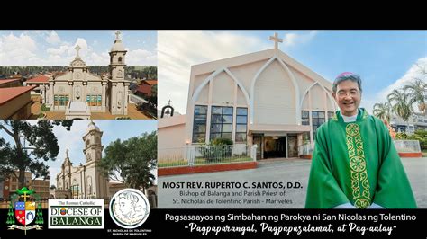 Church Facade Renovation New Belfry Bishop Ruperto C Santos Youtube