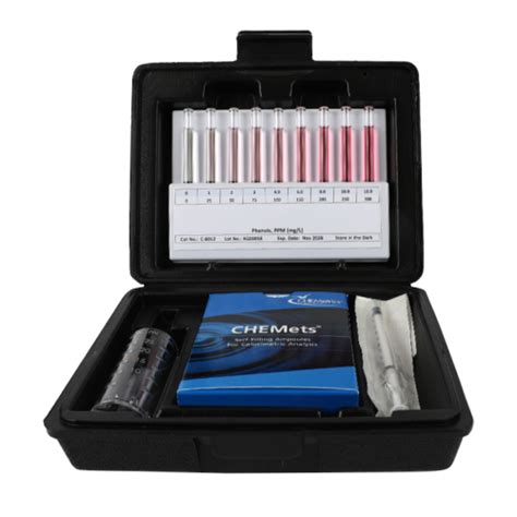 Phenols Hr Chemets Test Kit Ppm Chemetrics Llc