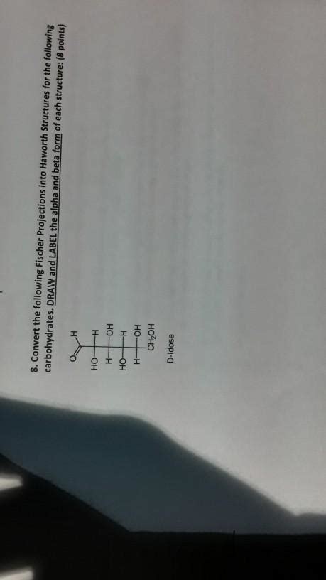 Solved Convert The Following Fischer Projections Into Chegg