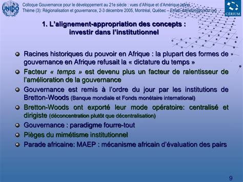 PPT Th è me 3 R é gionalisation et gouvernance Auditorium 1120