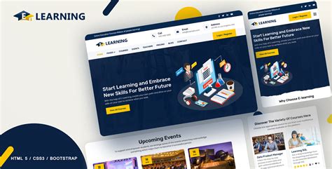 Elearning Website Templates