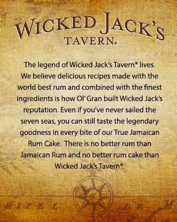 Amazon True Jamaican Rum Cake By Wicked Jack S Tavern Oz