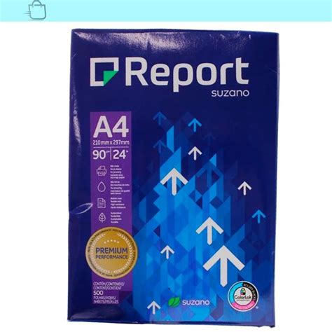 Papel Sulfite Premium Report 90g 500 Folhas Papel Sulfite Magazine