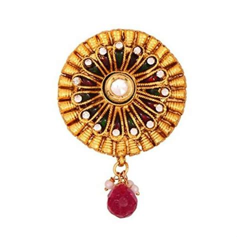 Vama Polki And Kundan Saree Safety Pin For Women Jiomart