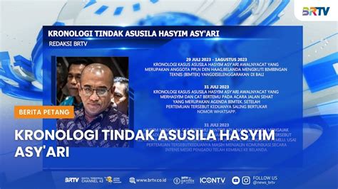 Kronologi Tindak Asusila Hasyim Asy Ari Youtube