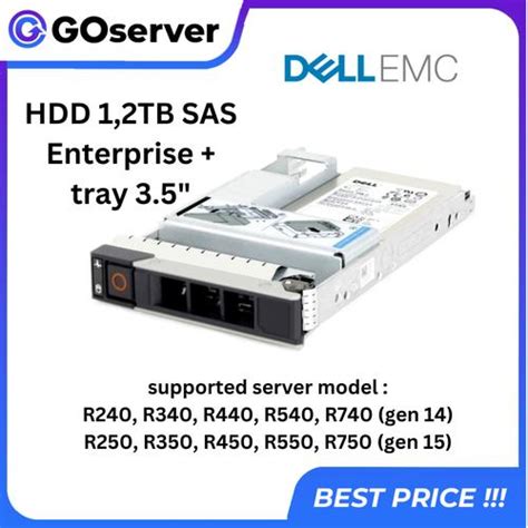 Jual HDD 1 2TB SAS 2 5in Hot Plug Untuk Server DELL Rack Server Kota Surabaya GOserver