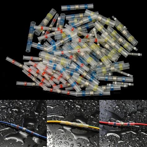 Conectores De Cable A Tope Termorretr Ctiles Sello De Soldadura A