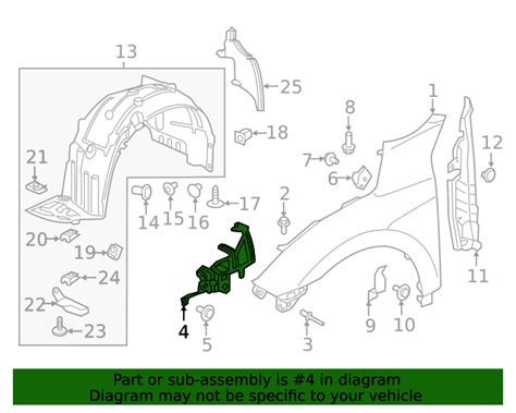 2016 2021 Honda Civic Front Bracket 60263 TBA A00ZZ Clarkknapp Honda