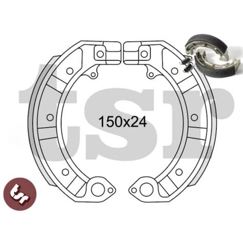 Vespa Sprintrallyvbb 15020 Race Spec Rear Brake Shoe From The