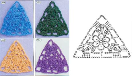 Triangle Crochet Motif Mycrochetpattern