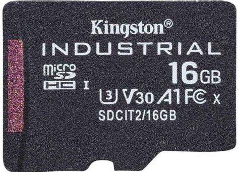 Karta pamięci do aparatu Kingston Industrial microSD 16GB Class 10 UHS