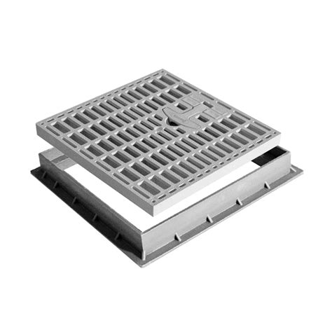 Manhole Cover And Frame Plastic Gully Grate 20 X 20cm