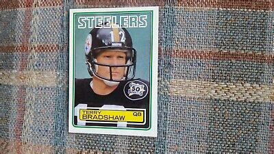 Topps Terry Bradshaw Pittsburgh Steelers Nm Mt Ebay