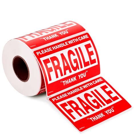 Buy 3 X 2 Inch 100 Fragile Stickers Roll Easy Tear Permanent