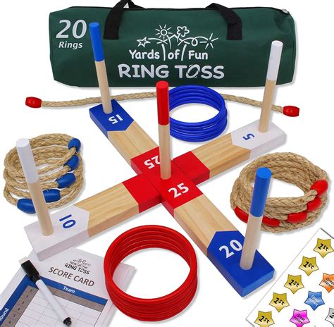 Yards of Fun Wooden Ring Toss Game for Kids. Family, India | Ubuy