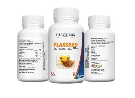 Omega 369 Flaxseed Oil 500 Mg Softgel Capsule At Rs 498 Bottle In Kala Amb Id 19563067448